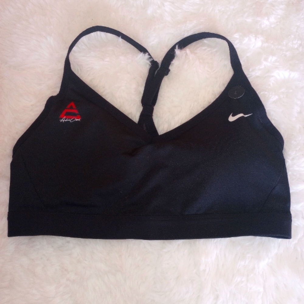 Nike Women's Black Sports Bra Sz Large(67)
